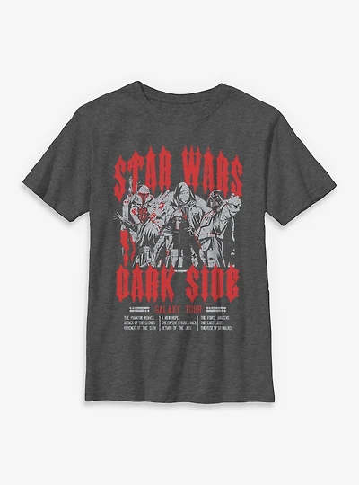 Star Wars Dark Side Galaxy Tour Youth T-Shirt BoxLunch Exclusive