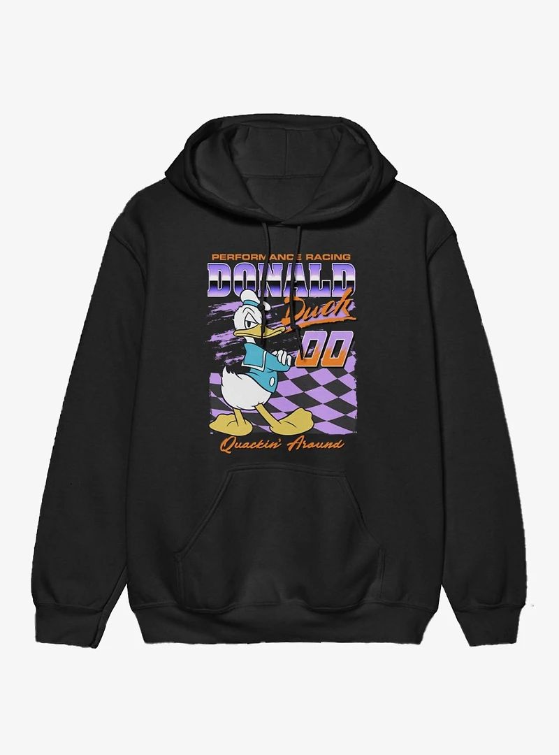 Disney Mickey And Friends Donald Racing Quackin Around Hoodie