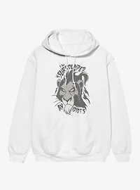 Disney Lion King Surrounded By Idiots Scar Face Hoodie