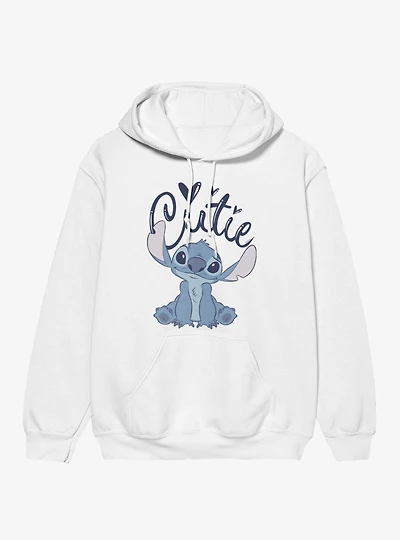 Disney Lilo And Stitch Cursive Cutie Hoodie
