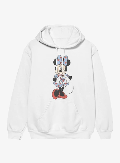 Disney Minnie Mouse Hand Heart Strawberry Dress Hoodie