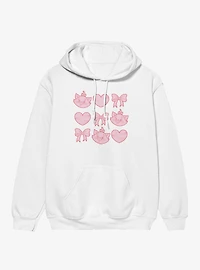 Disney Aristocats Marie Hearts And Bows Hoodie