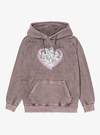 Disney Princess Girls Rule Heart Group Mineral Wash Hoodie