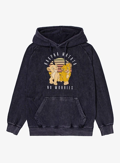 Disney Lion King Nala Simba Hakuna Matata Walk Mineral Wash Hoodie