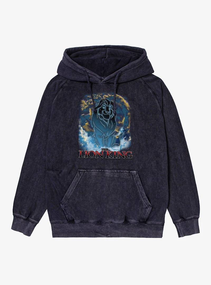 Disney Lion King Mufasa Cloud Constellations Mineral Wash Hoodie