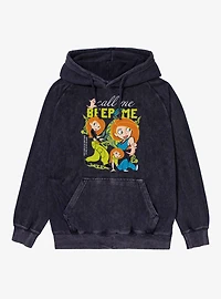 Disney Kim Possible Call Me Beep Collage Mineral Wash Hoodie