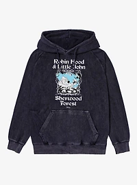 Disney Robin Hood Peek Over Sherwood Forest Mineral Wash Hoodie Box Lunch Exclusive