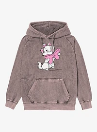 Disney Aristocats Marie Big Bow Mineral Wash Hoodie