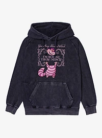 Disney Alice Wonderland Cheshire Cat Is Not All Here Mineral Wash Hoodie