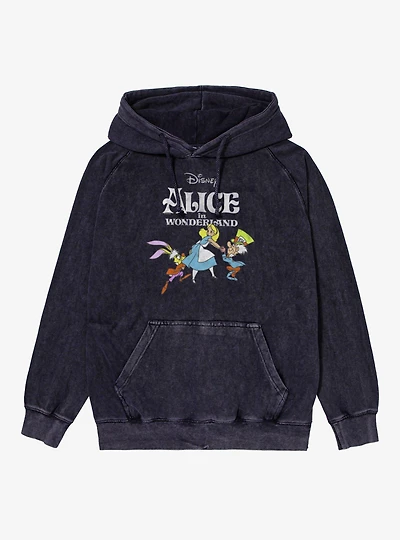 Disney Alice Wonderland Rush Mineral Wash Hoodie