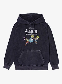 Disney Alice Wonderland Rush Mineral Wash Hoodie