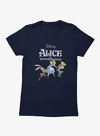 Disney Alice Wonderland Rush Womens T-Shirt