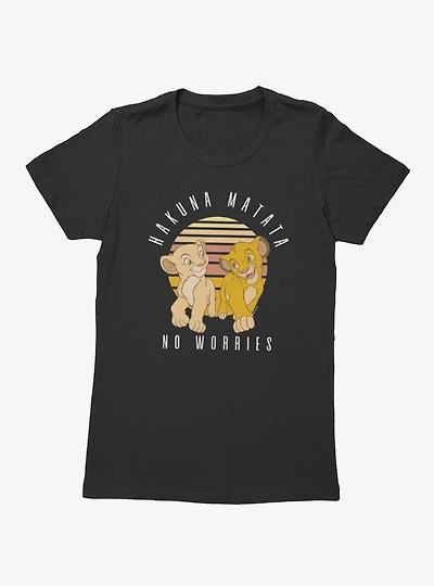 Disney Lion King Nala Simba Hakuna Matata Walk Womens T-Shirt