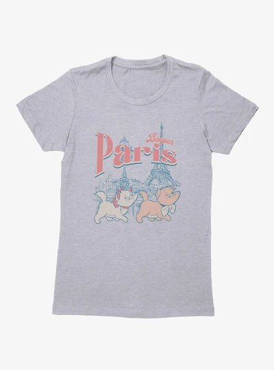 Disney Aristocats Bonjour Paris Walk Womens T-Shirt
