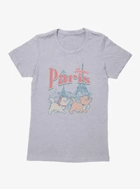 Disney Aristocats Bonjour Paris Walk Womens T-Shirt