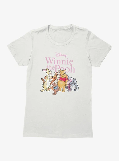 Disney Winnie The Pooh Friends Hug It Out Womens T-Shirt