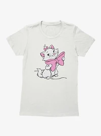 Disney Aristocats Marie Big Bow Womens T-Shirt