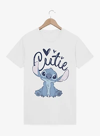 Disney Lilo And Stitch Cursive Cutie T-Shirt