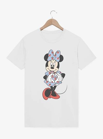 Disney Minnie Mouse Hand Heart Strawberry Dress T-Shirt