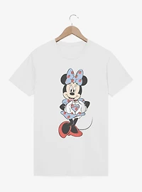 Disney Minnie Mouse Hand Heart Strawberry Dress T-Shirt