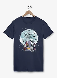 Disney Nightmare Before Christmas Big Moon Grave Friends T-Shirt