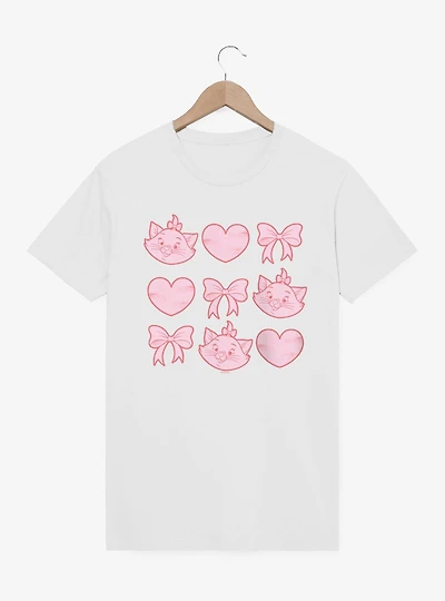 Disney Aristocats Marie Hearts And Bows T-Shirt