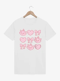 Disney Aristocats Marie Hearts And Bows T-Shirt