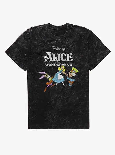 Disney Alice Wonderland Rush Mineral Wash T-Shirt