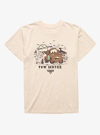 Disney Pixar Cars Tow Mater Desert Scenery Mineral Wash T-Shirt