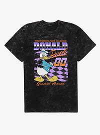 Disney Mickey And Friends Donald Racing Quackin Around Mineral Wash T-Shirt