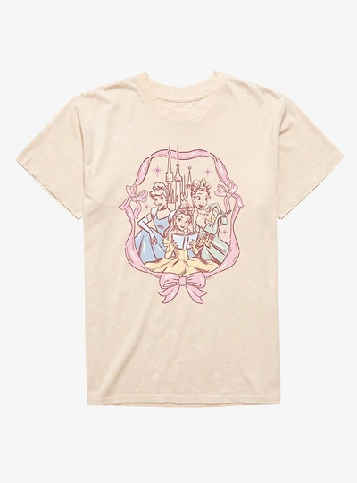 Disney Princess Trio Of Ribbons Mineral Wash T-Shirt