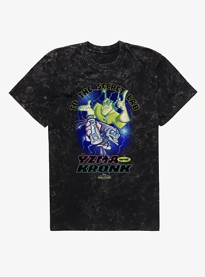 Disney The Emperor's New Groove Yzma And Kronk To Secret Lab Mineral Wash T-Shirt