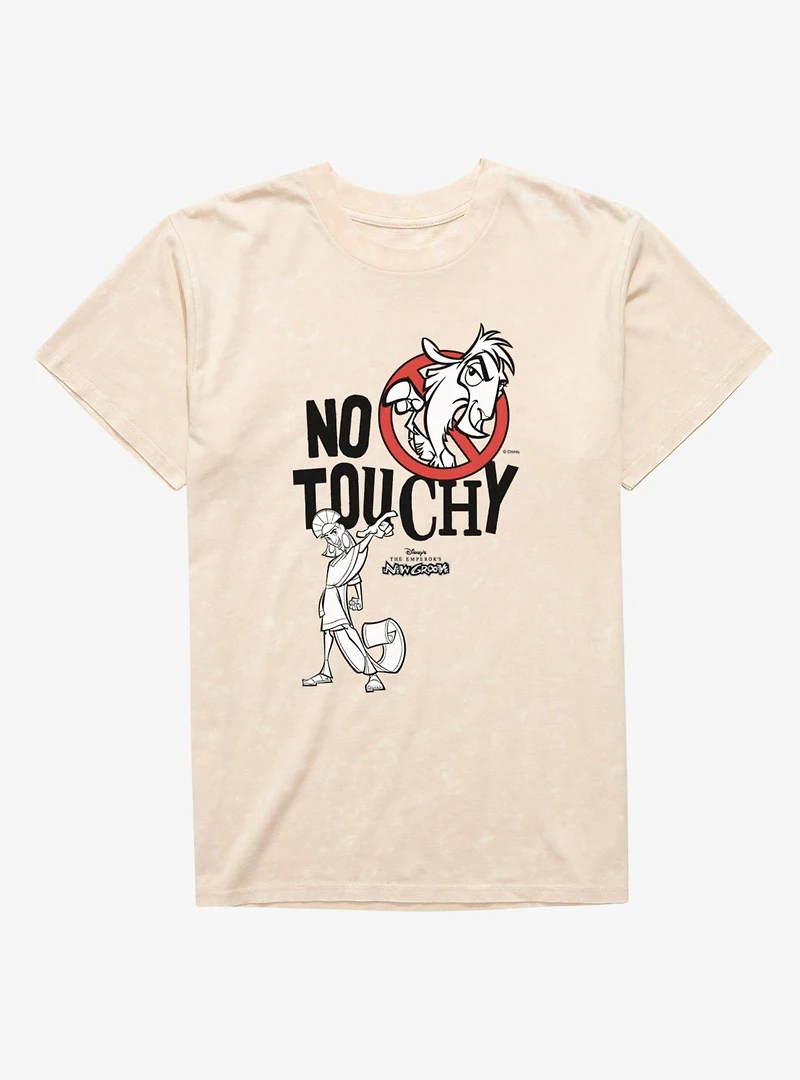 Disney The Emperor's New Groove Kuzco Not Touchy Pointing Mineral Wash T-Shirt