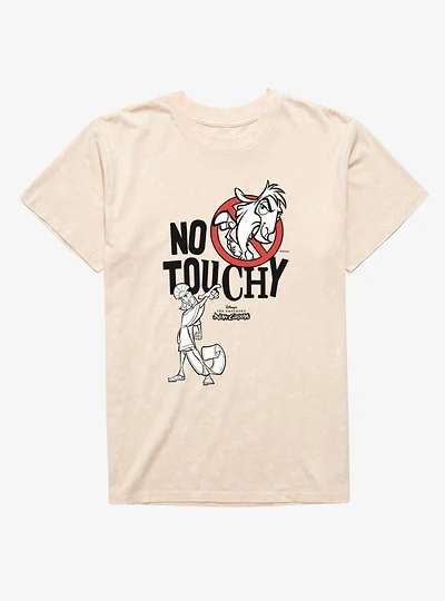 Disney The Emperor's New Groove Kuzco Not Touchy Pointing Mineral Wash T-Shirt