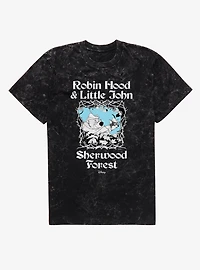 Disney Robin Hood Peek Over Sherwood Forest Mineral Wash T-Shirt Box Lunch Exclusive