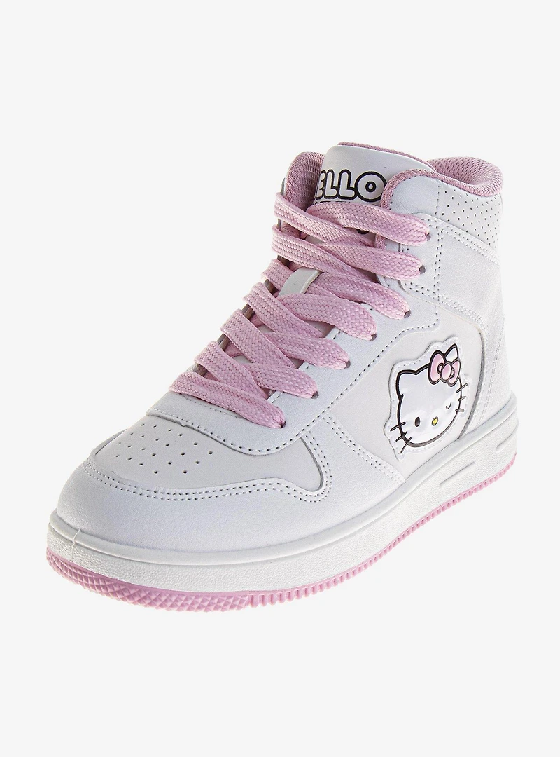 Hello Kitty High-Top Lace-Up Kids Sneakers