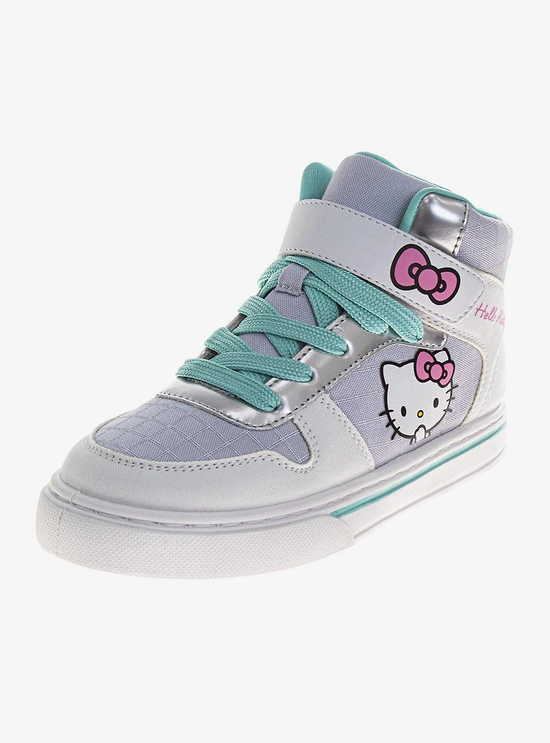 Hello Kitty High-Top Hook & Loop Kids Sneakers