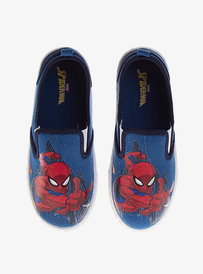 Marvel Spider-Man Canvas Slip-On Toddler & Little Kids Sneakers