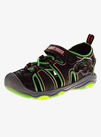 Monster Jam Boys Grave Digger Hook and Loop Toddler & Kids Sandals