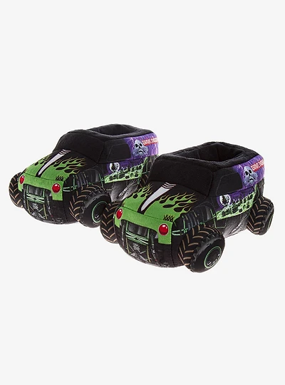 Monster Jam Grave Digger Slip-On Toddler & Little Kids Slippers