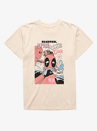 Marvel Deadpool April Pool's Day Love Mineral Wash T-Shirt