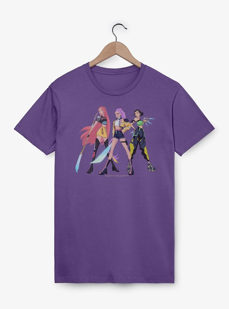 KPop Demon Hunters Fighting Pose T-Shirt