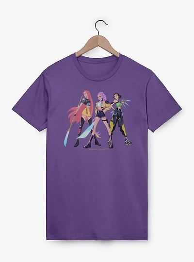 KPop Demon Hunters Fighting Pose T-Shirt