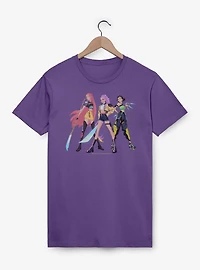 KPop Demon Hunters Fighting Pose T-Shirt