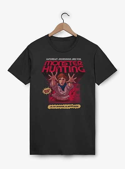 Stranger Things Sunday Mornings Are For Monster Hunting T-Shirt