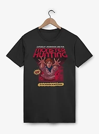 Stranger Things Sunday Mornings Are For Monster Hunting T-Shirt
