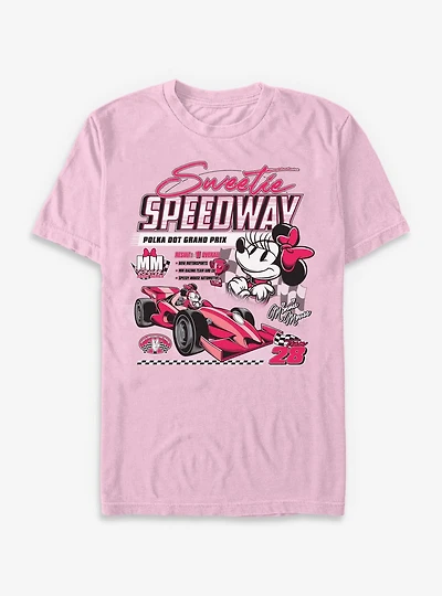 Disney Minnie Mouse Sweetie Speedway Garment-Dyed T-Shirt