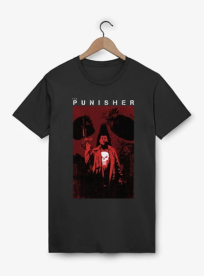 Marvel Punisher Angry Skull Poster T-Shirt