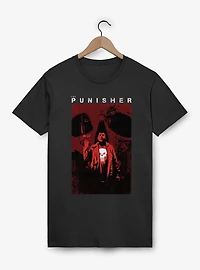 Marvel Punisher Angry Skull Poster T-Shirt
