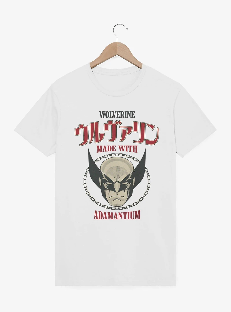 Marvel X-Men Comics Wolverine Made With Adamantium T-Shirt